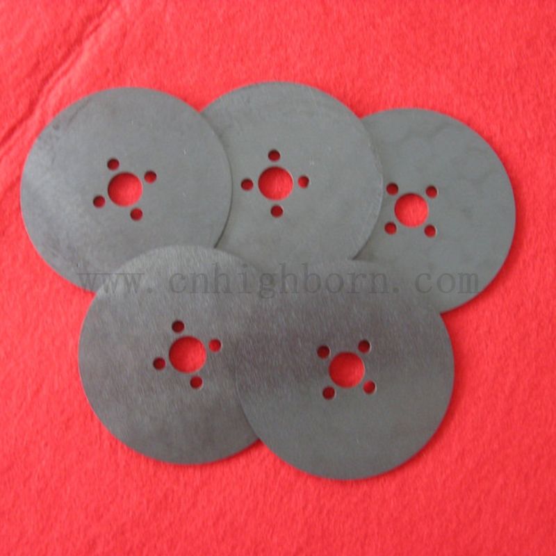 Niestandardowy laserowy czarny cyrkon okrągły talerz Zro2 Ceramiczny dysk ceramiczny