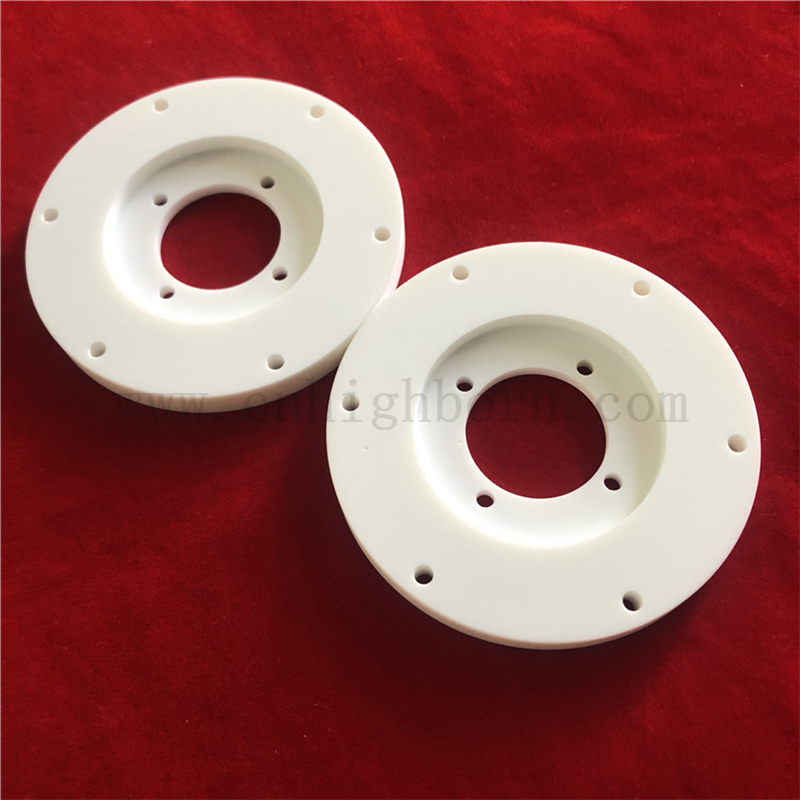 Dostosowany Macor Machinable Glass Ceramic Disc z cięciem laserowym