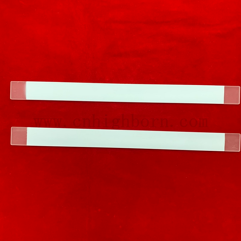 Powlekany folia ceramiczna przezroczona kwarcowa kwarcowa płyta kwarcowa