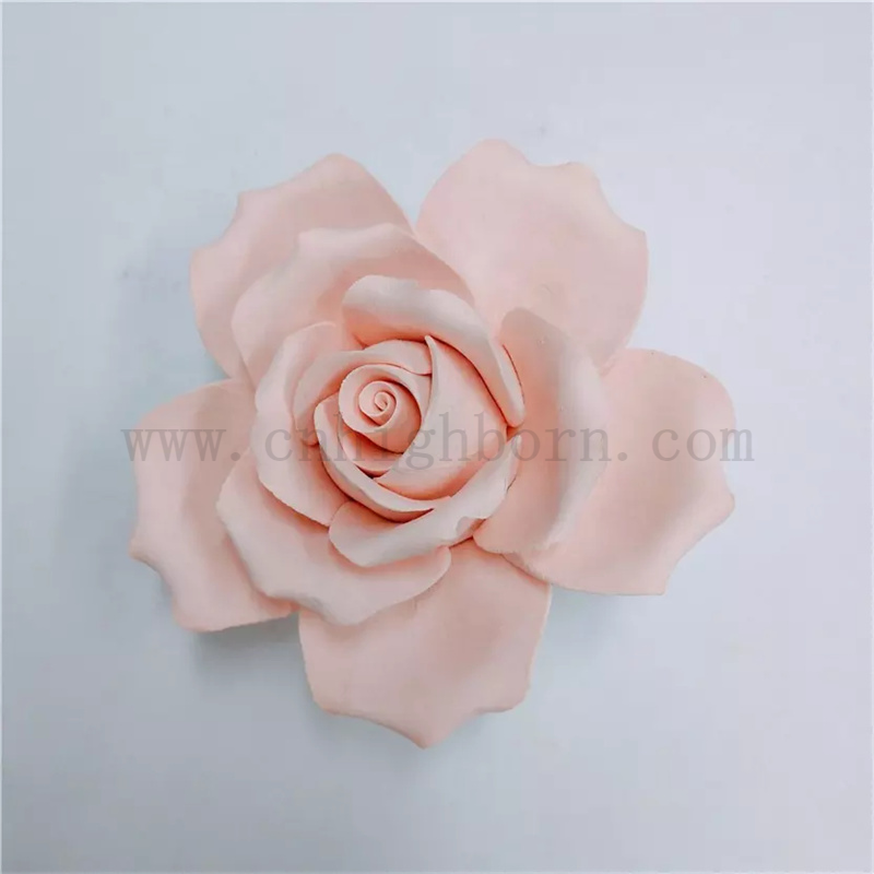 Dostosowany piękny kwiat bezzapachowy ceramiczny aromat róży dyfuzor zapachowy