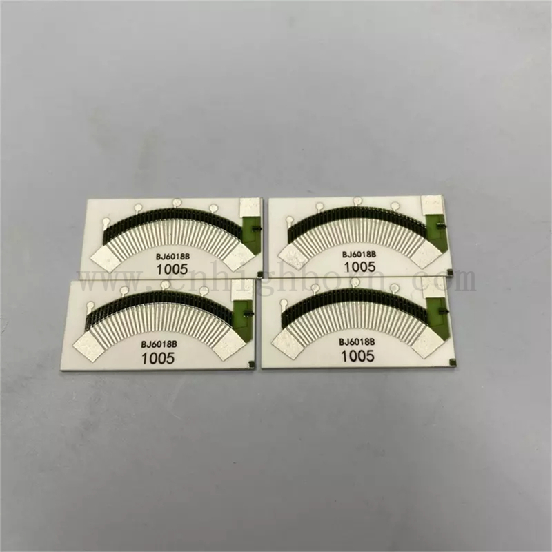 Wysoka dokładność czujniki poziomu paliwa samochodowego glinu ceramiczny podłoże gruby rezystor filmowy