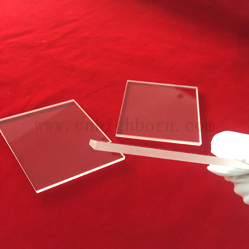 Wysoka transmitancja światła 90% przezroczysta płytka krzemionkowa z stopionym UV 