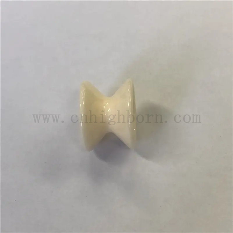 Odporność na zużycie AL2O3 Alumina Tekstylowa wałek przędza drutu