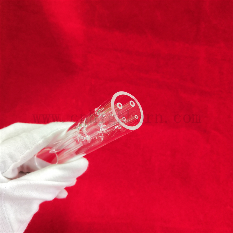 Dostosowywany odporny na ciepło przezroczysty kwarc szklany Polerowany przezroczystą krzemionkę szklaną rurę rękawa