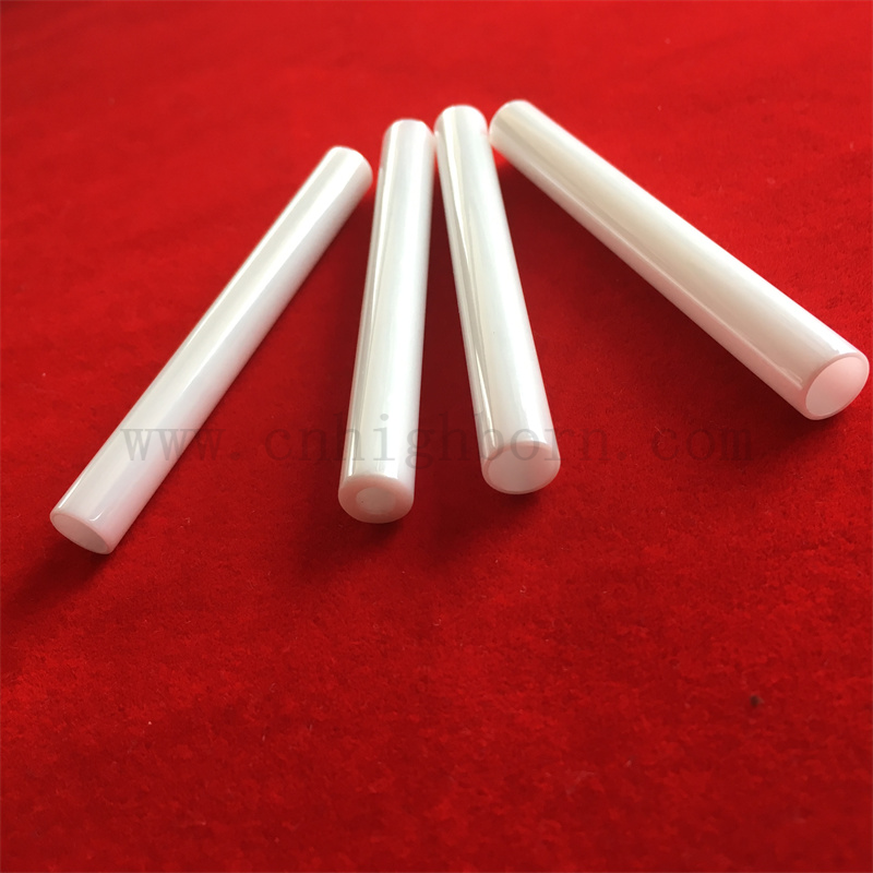 Gładka yttria stabilizowana YSZ ZRO2 CYRKONIA CERMIC RURE Obie strony otwarte