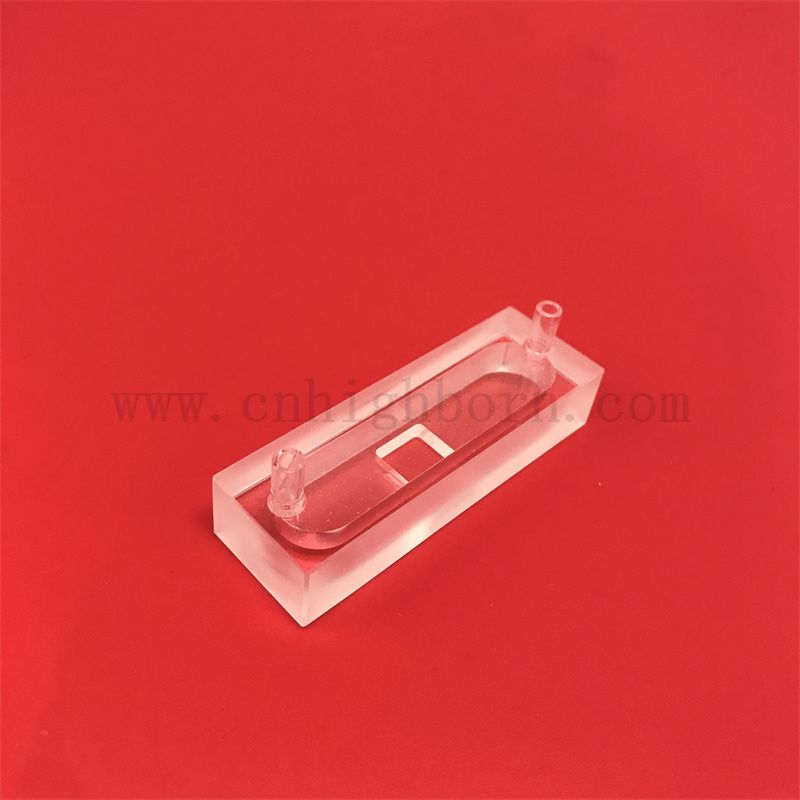 Badania laboratoryjne Wysoka precyzyjna kwarcowa kuwetka