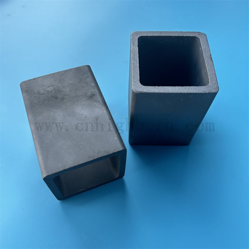 Izolator krzemowa rura kwadratowa o wysokiej twardości reakcja spiekania rura ceramiczna sic