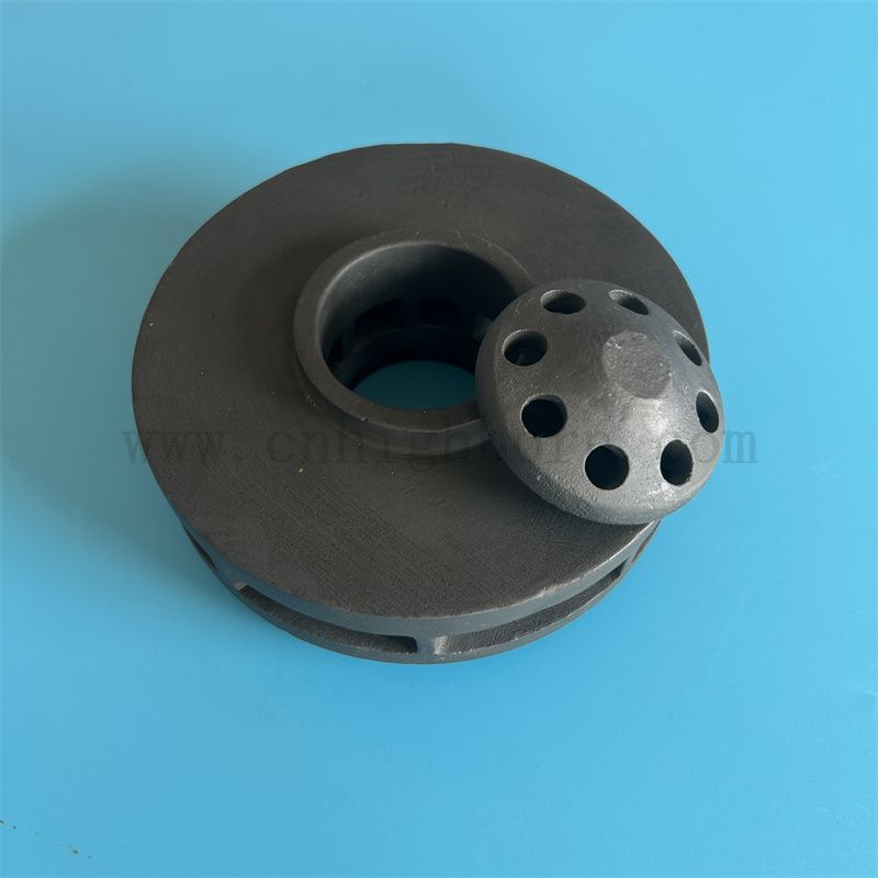 Izolator krzemowy węglik nieregularny część częściowo spiekany SIC Ceramiczny