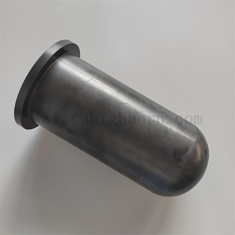 Jeden koniec zapieczętowany reakcja spiekania krzemowej rurki węglikowej rura ochronna ceramiczna