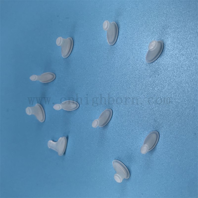 Przezroczysta silikonowa gumowa wtyczka Silaste Uszczelka. 