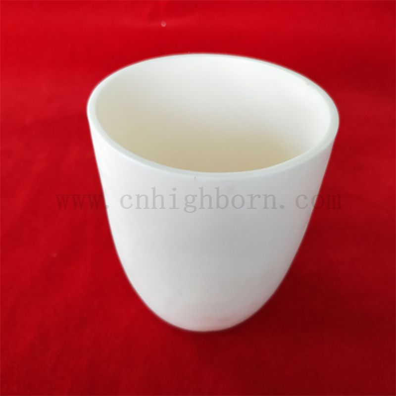 Odporne na wysoką temperaturę 99% AL2O3 Alumina Arc Ceramiczny tygle topniejący do laboratorium