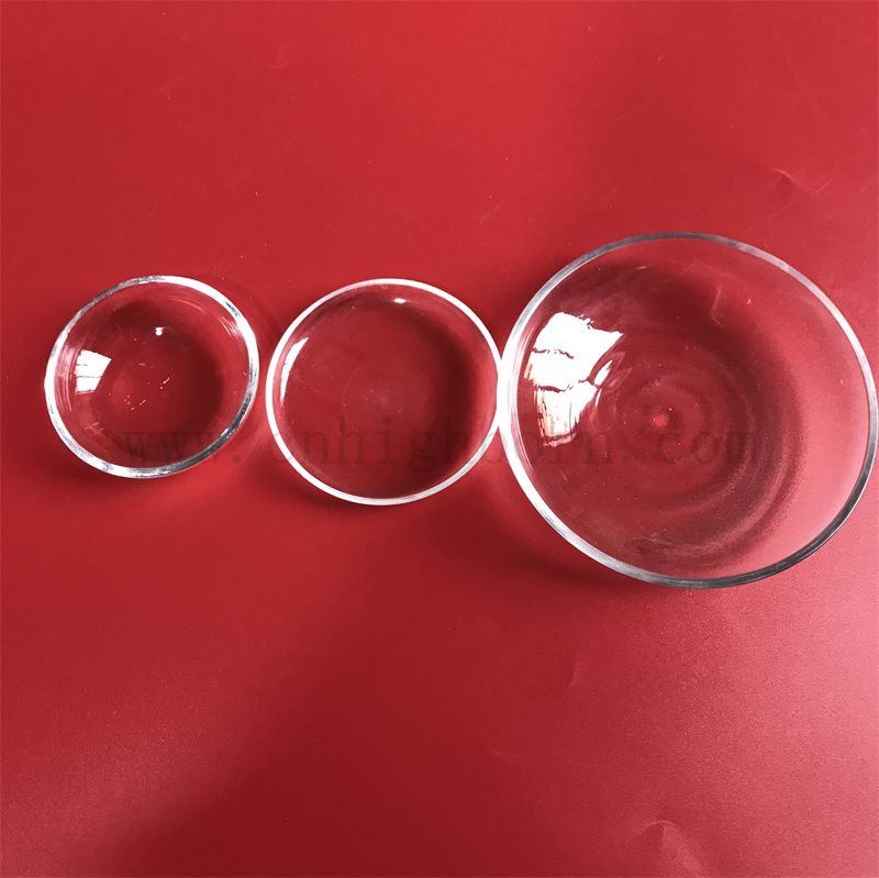 Dostosowane szklane naczynia przezroczyste ciepło odporne na kwarcowe krzemionkę hodowla szklana dania Petriego