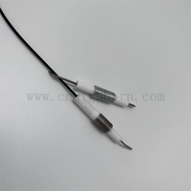 95% AL2O3 Alumina ceramiczna kocioł zapłonowy elektrodę piezoelektryczną ceramiczną zapalnik cieczy zapalnik