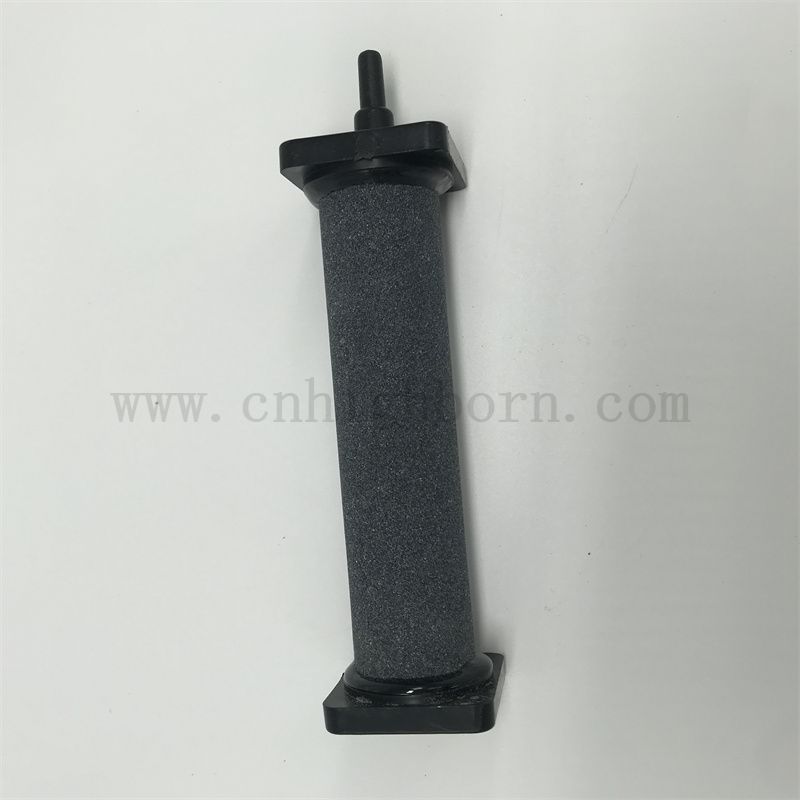 Ciemnoszary cylinder Wysokiej jakości kamień powietrzny akwariowej na akwakulturę i akwarium