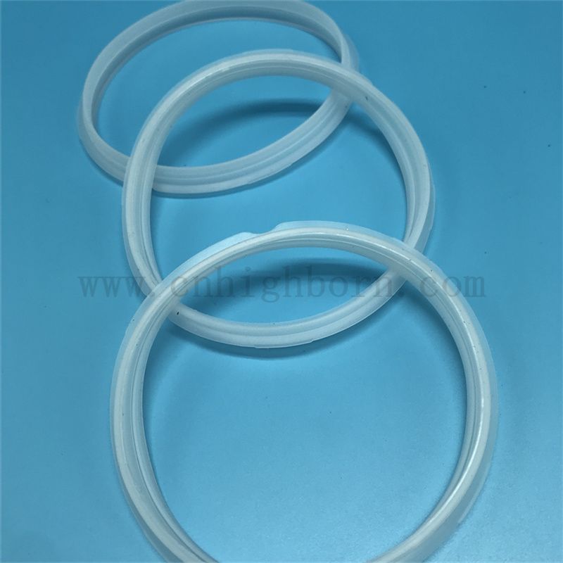 Przezroczysty, dostosowany o wysokiej precyzyjnej silikonie o pierścienia gumowe pierścienie uszczelniające uszczelki