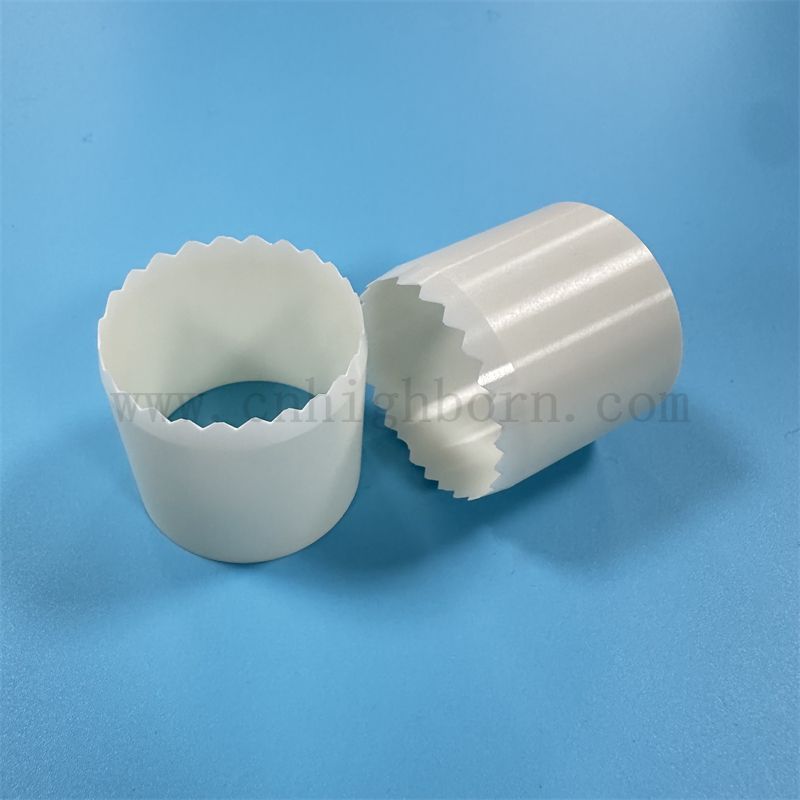 Polerowanie cyrkonii Izolator rurki o dużej średnicy Zro2 ceramiczna rura nieregularna