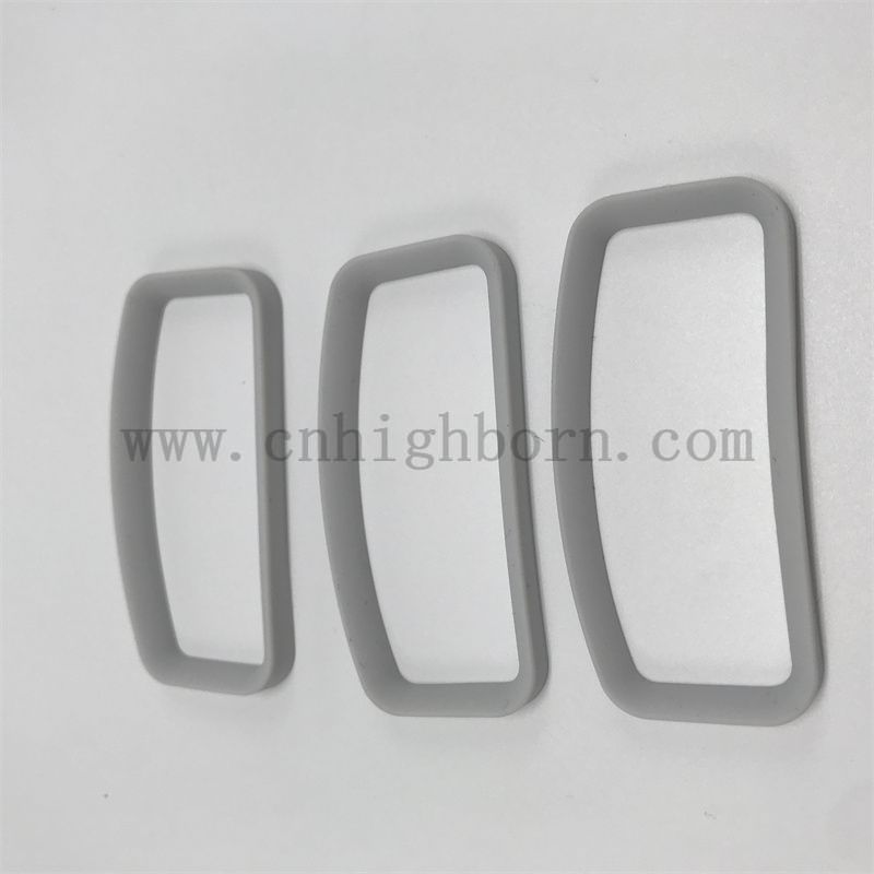 Klasa żywnościowa miękka silikonowa uszczelki gumowe w kolorze szarym odpornym na wysoką temperaturę pierścień silikonowy