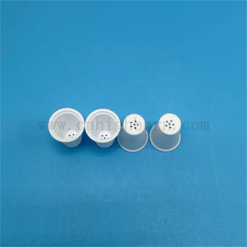 Otrzymanie oporności w wysokiej temperaturze ceramiczny kubek olejowy do ziołowej ulatniania się AL2O3 Ceramiczny tygiel