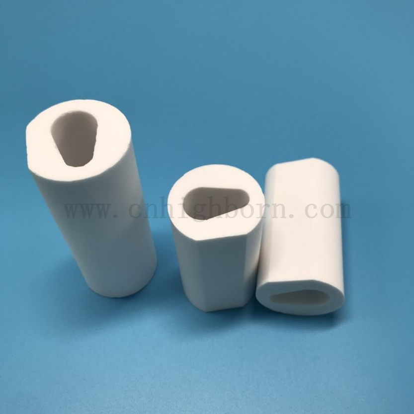  Niestandardowy Macor Machinable White Glass Ceramic Tube Część