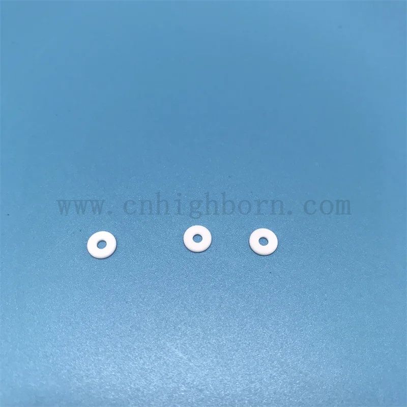  Niestandardowe części ceramiczne w kształcie prostokątnej macor arkusz pierścieniowy Machinowalny szklany dysk ceramiczny