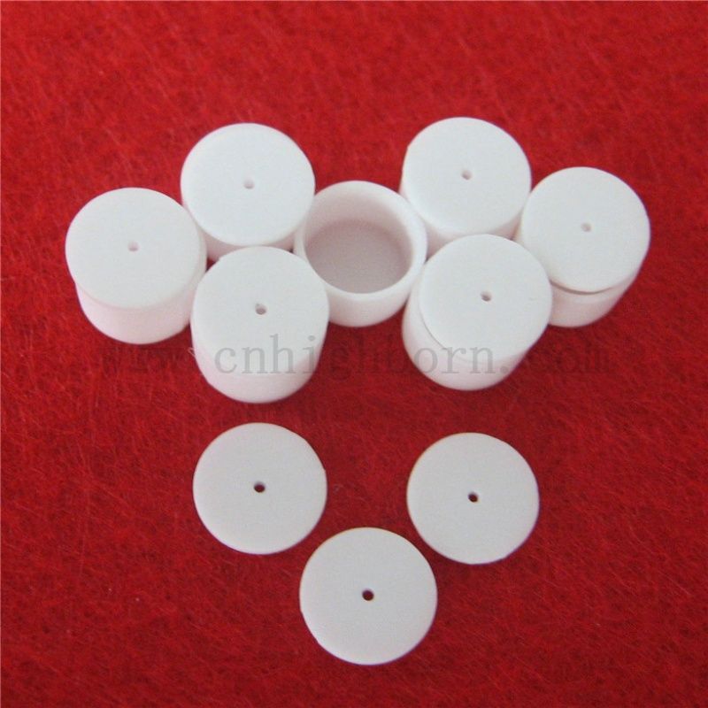 D6,8 x H4mm 99% AL2O3 Analiza termiczna Ceramiczna doniczka do ogrzewania glinu tygla