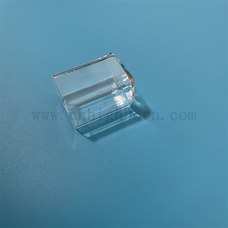 Odporność na ciepło dostosowane przezroczystą kwadratową szklaną rurkę kwarcową 