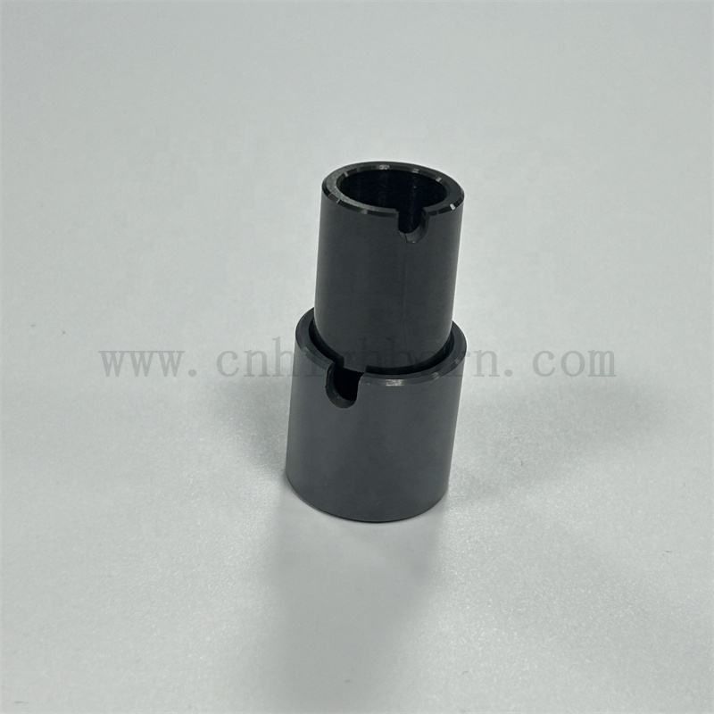 Czarna cyklonia nieregularna rura izolator powierzchniowa polerowanie zro2 rura ceramiczna