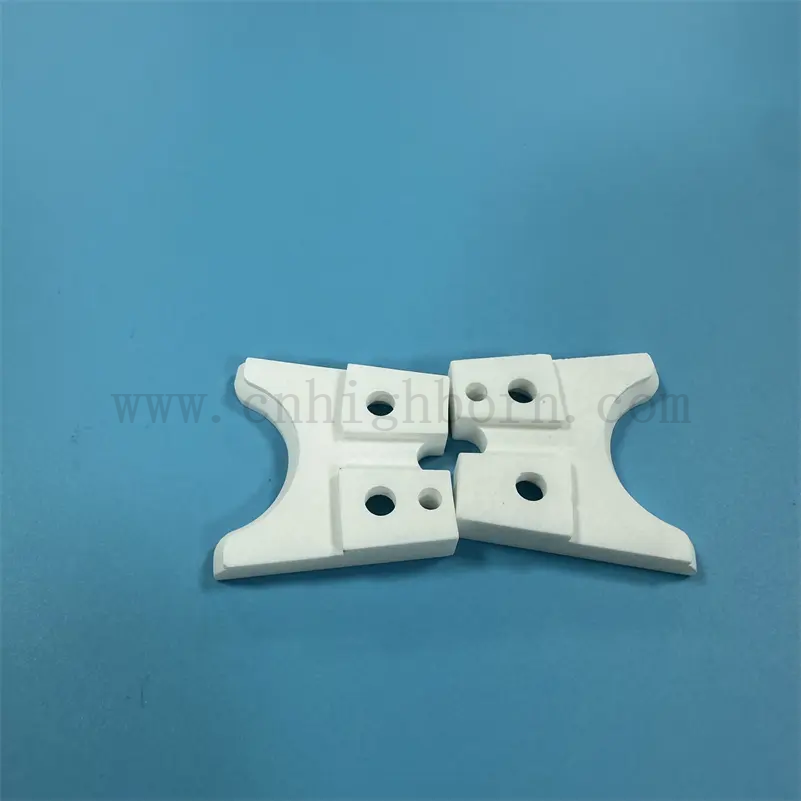 Dostosowany 95% 99% AL2O3 Ceramiczna część strukturalna blok izolacyjny tlenku glinu