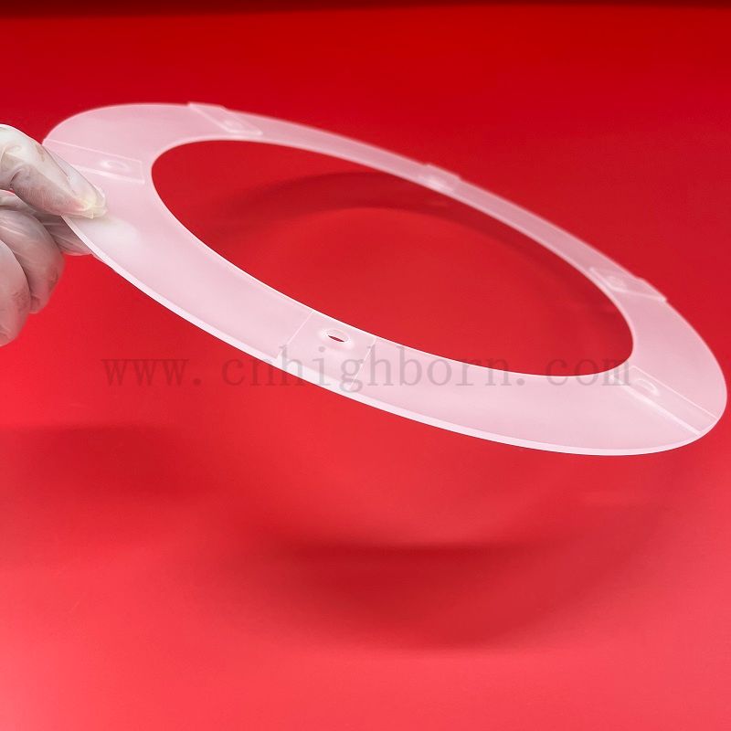 Dostosowany kołnierz kwarcowy Maszyna CNC z otworami