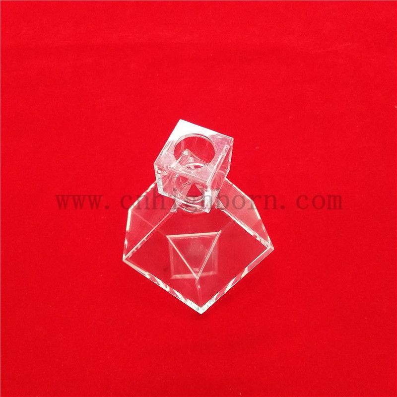 Wysoka oporność na korozję Kwarcowa spektrofotometr optyczny Kwarcometr Kuweteza dla laboratorium