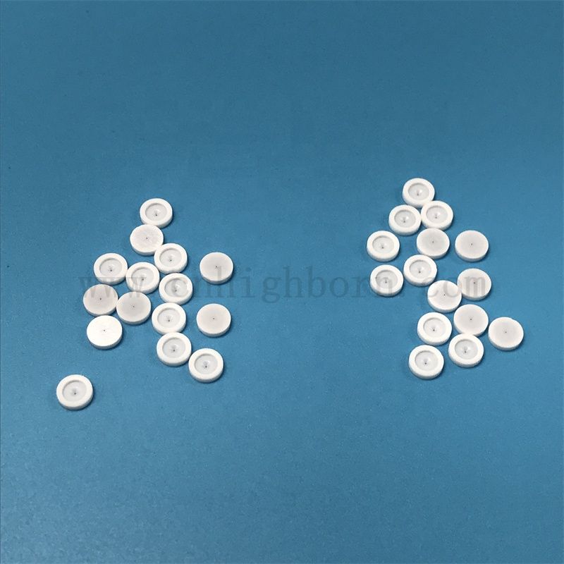 Izolator biała cyrkonia nieregularna część Stabilizowana itrum dysza z mgły ceramicznej ZRO2