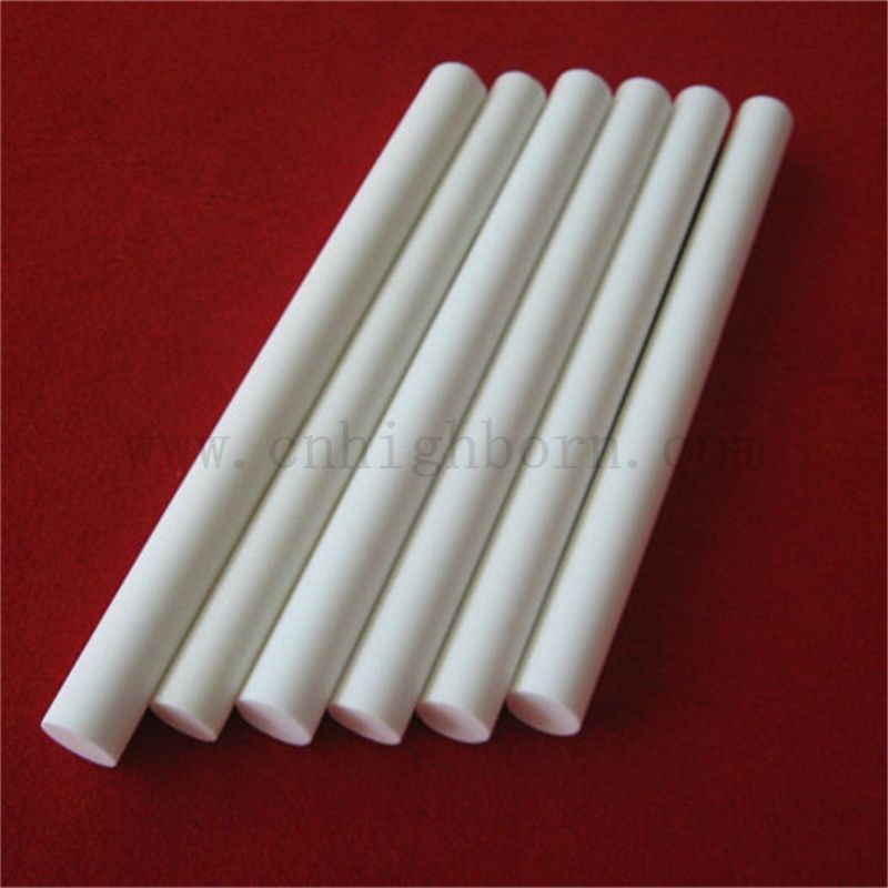 Dostosowany rozmiar Izolujący Macor pręt Macor Biały machinowalny szklany baton ceramiczny 