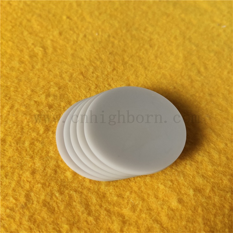 Wysoka przewodność cieplna azotek aluminiowy ALN Ceramiczny dysk ceramiczny 