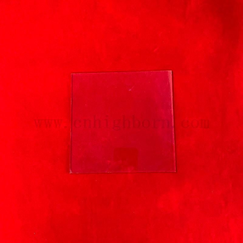 Optyczna przezroczysta prostokątna szklana cienka szklana płyta