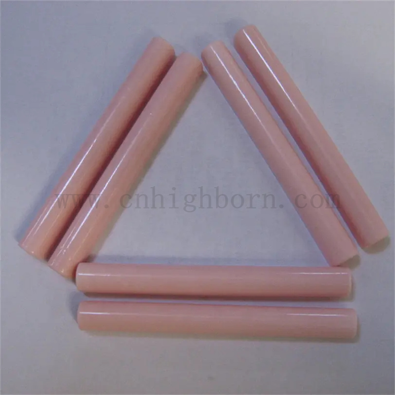 99% Pink AL2O3 Alumina Ceramiczna Przewodnik z przędzy
