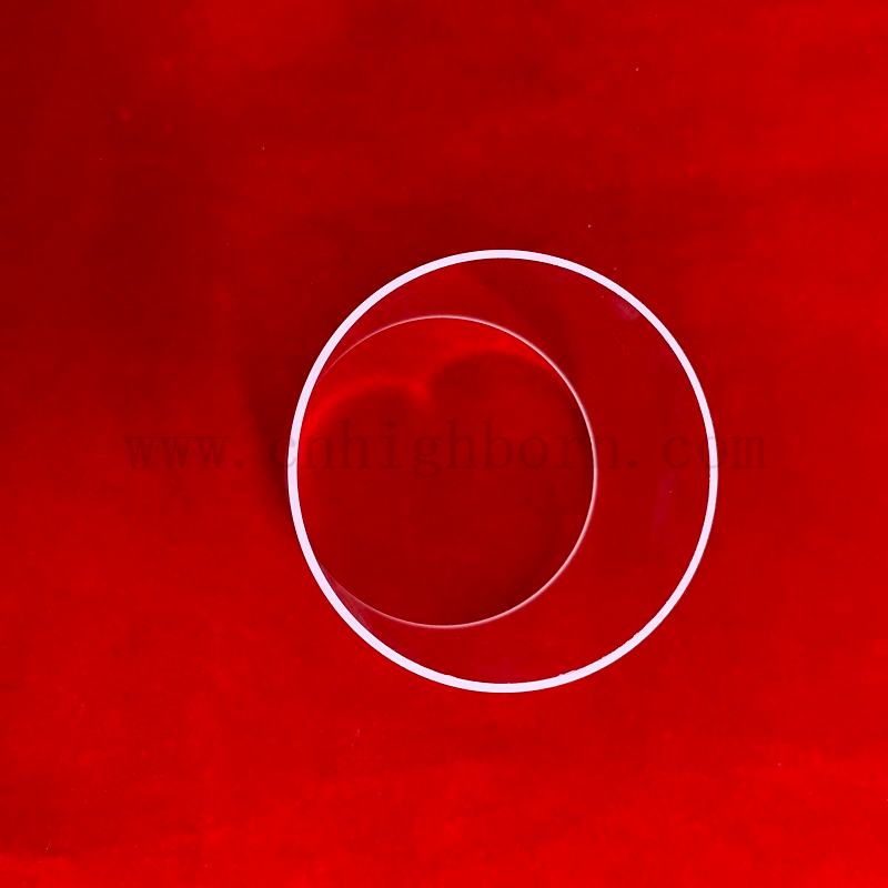 Kołnierz spawalniczy kwarcowy o wysokiej czystości UV dla kwarcowego reaktora