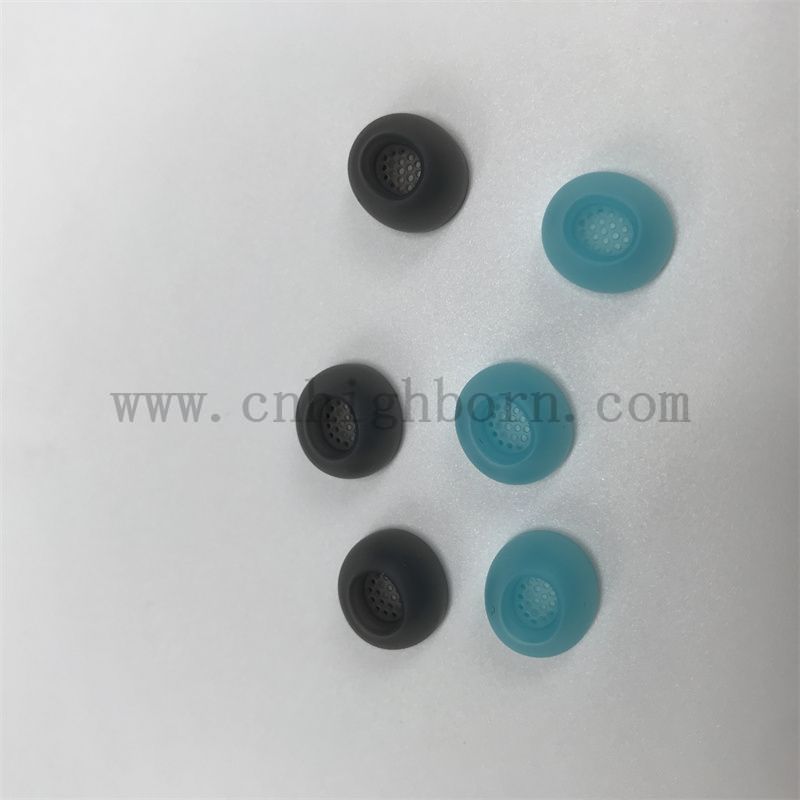 Niestandardowe wysokiej jakości miękkie i wygodne silikonowe gumowe zatyczki do uszu nakłada na słuchawkę do słuchawki