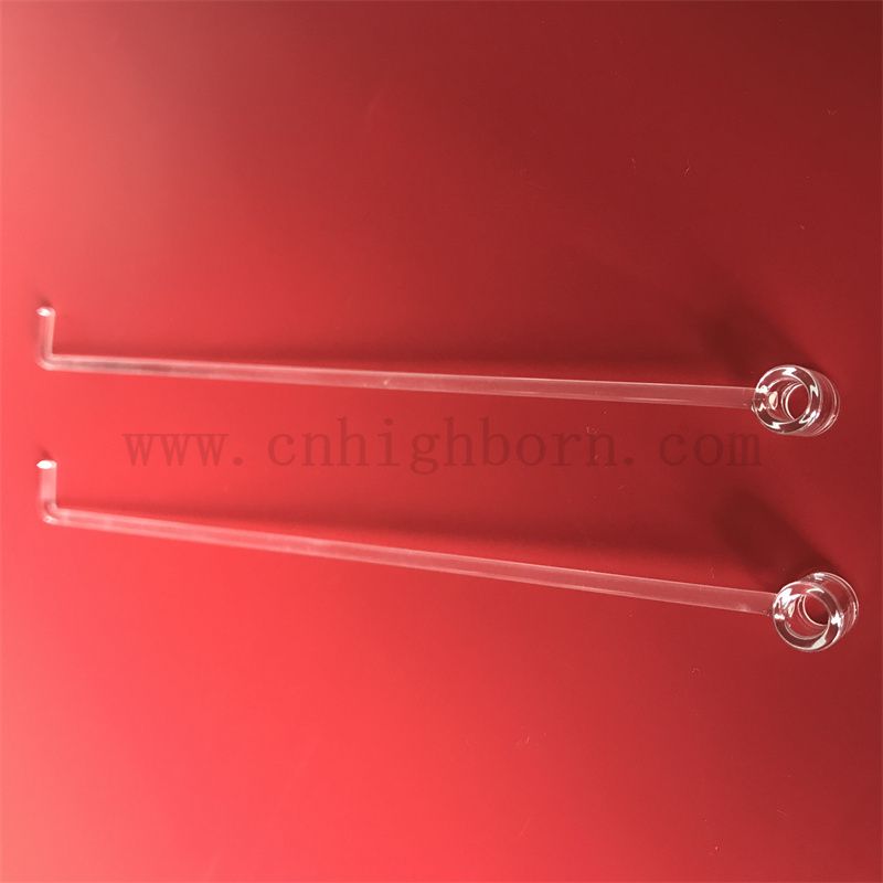Dostosowane końce o wysokiej transmisji kwarcowy kwarc krzemionkowy pręt szklany
