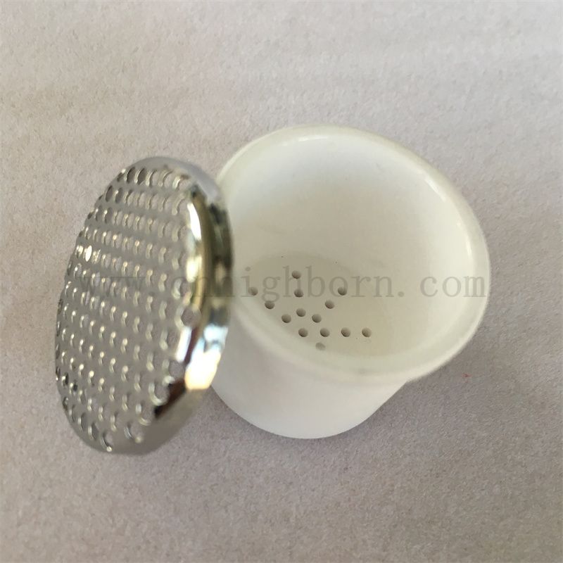 Wysoka temperatura ceramiczna analiza termiczna AL2O3 Cermiczna doniczka tleśna z metalową pokrywką