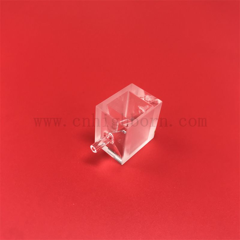 Badania laboratoryjne kwarcowe instrumenty kwarcowe fluorescencyjne szklane kuwetki