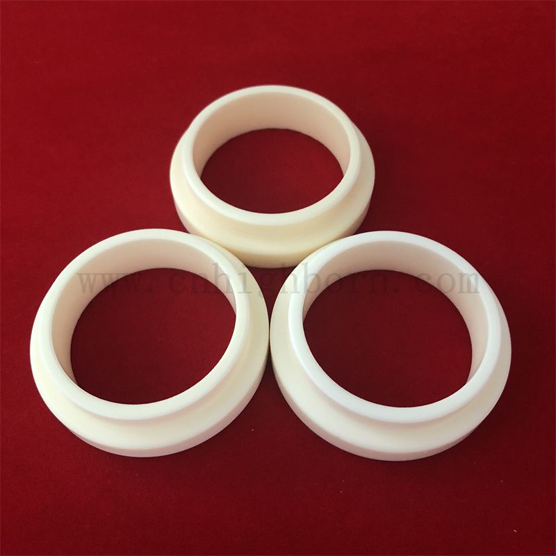 Odporna na zużycie 95% 99% glinu AL2O3 Ceramiczna uszczelka ceramiczna