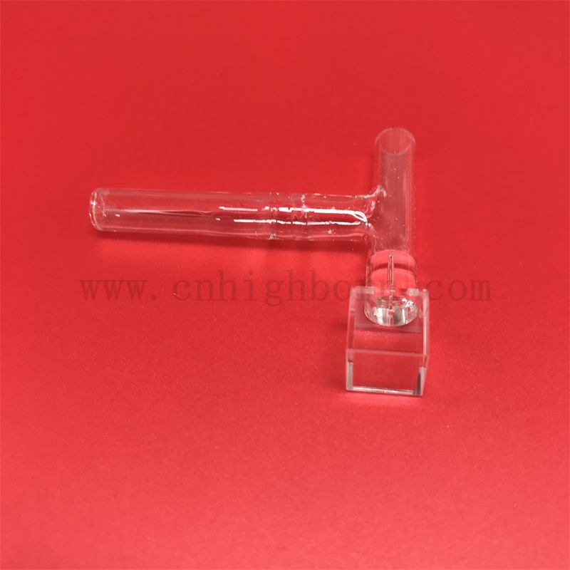 Wysoka transmisja przezroczystą, spersonalizowaną krzemionką kwarcową komórki przepływowej