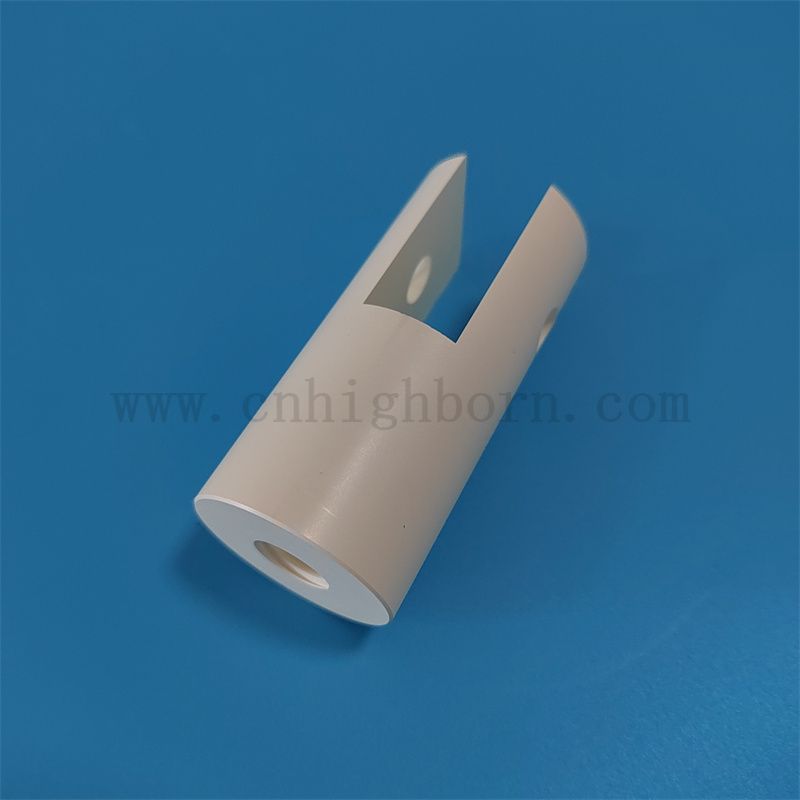 Azotek boru nieregularny część biały grafit Wysoka przewodność cieplna Bn Ceramiczna