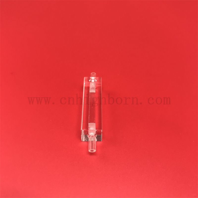  Laboratoryjne szklane kwarcowe kwarcowe kuwetę