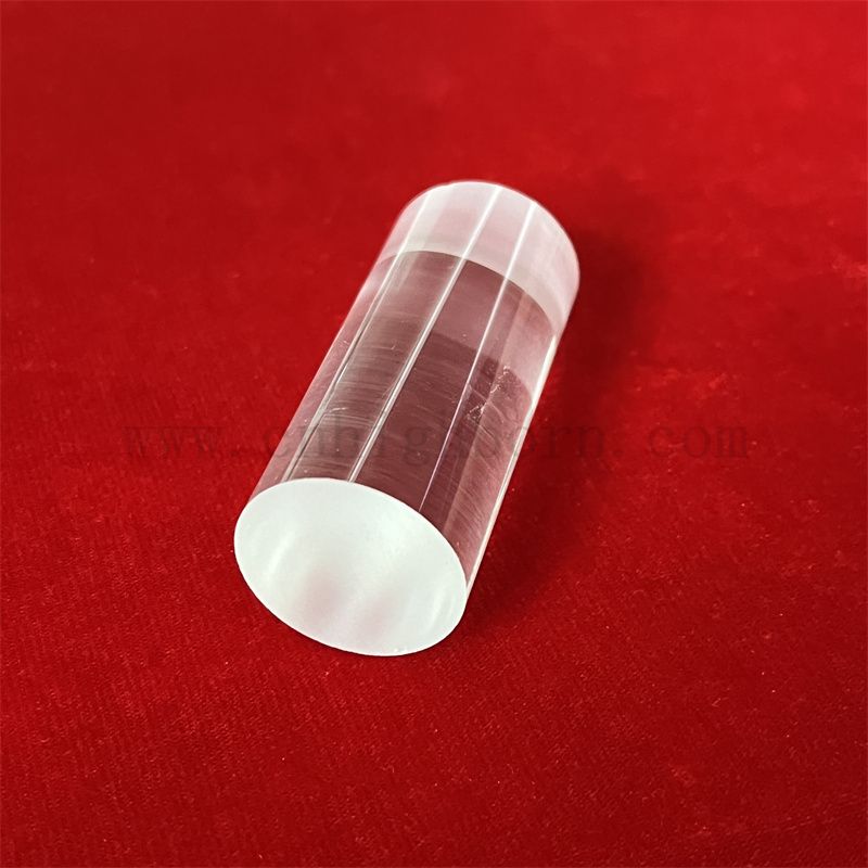 Odporność na ciepło przezroczysty okrągły kwarcowy pręt z krzemionką