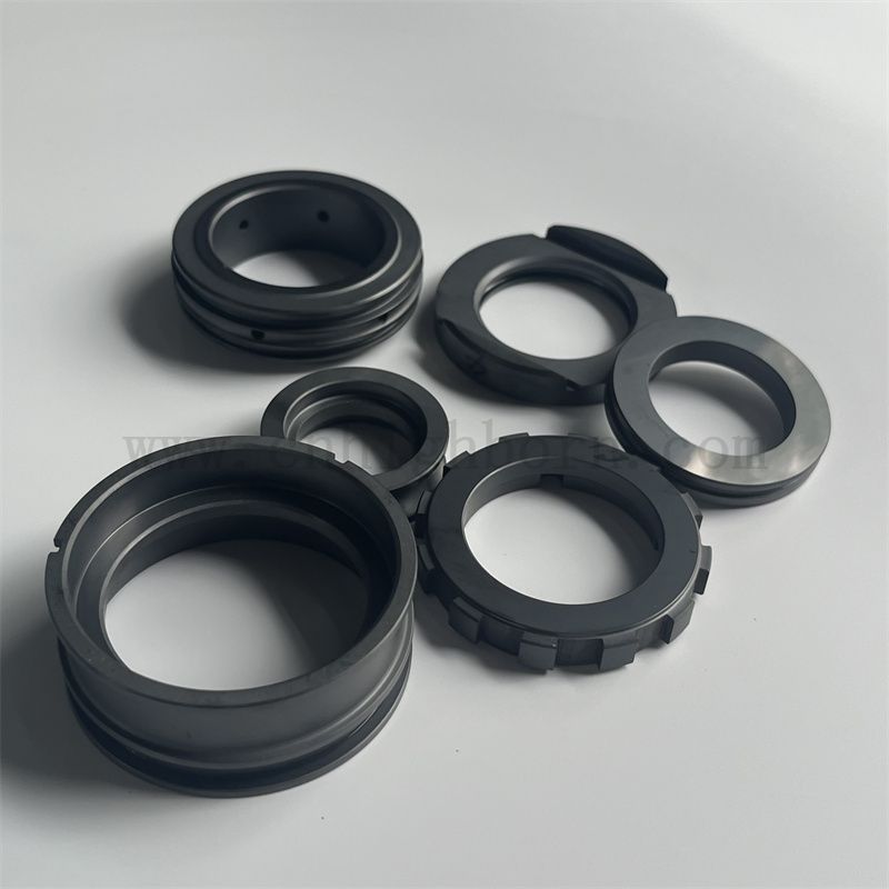 Ceramiczny pierścień uszczelniający tulei SIC z węglika krzemu