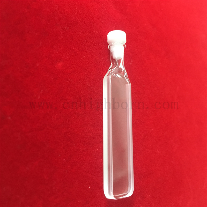 Wysoka precyzyjna kuwetka kwarcowa standardowa prostokątna okrągła dolna kwarcowa kuwetka