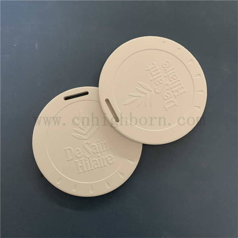 Dwustronne logo wiszący zapachowy ceramiczny dyfuzor olejków eterycznych kamienny talerz zapachowy