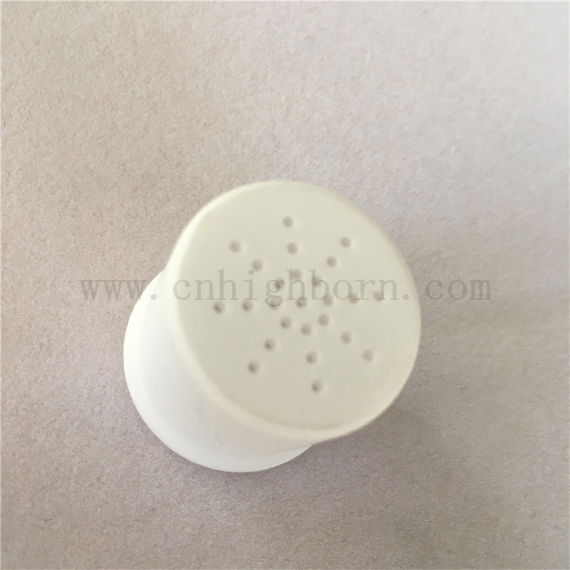 Dostosowany tlenek glinu tygla z otworami pokrywka AL2O3 ceramiczna garnek