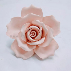 Dostosowany piękny kwiat bezzapachowy ceramiczny dyfuzor zapachowy z róży kamień zapachowy